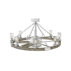 36" Chalet Indoor / Outdoor Ceiling Fandelier