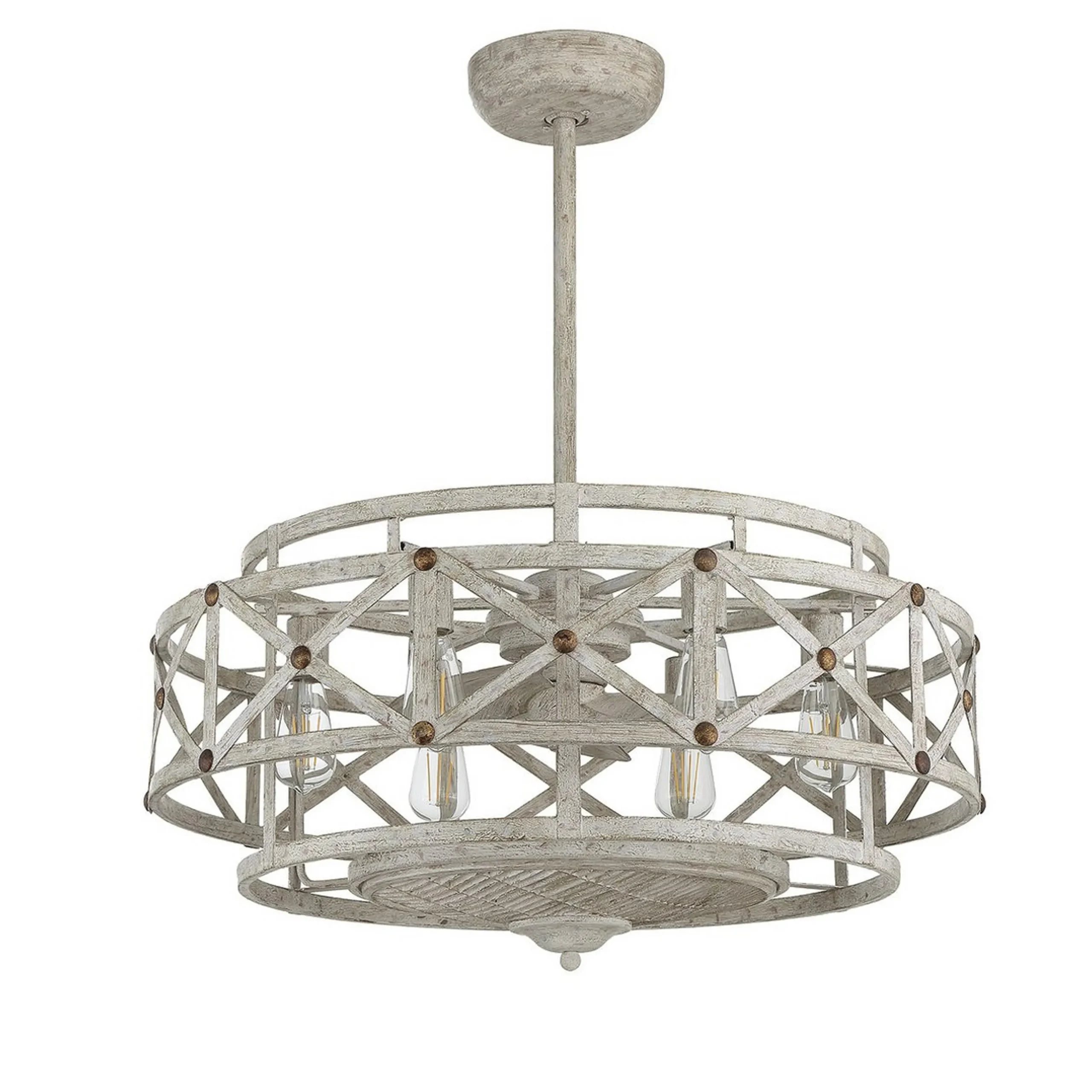 30" Charlotte Ceiling Fandelier
