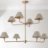 Chris Loves Julia Edie Two-Tier Chandelier - 8 Light