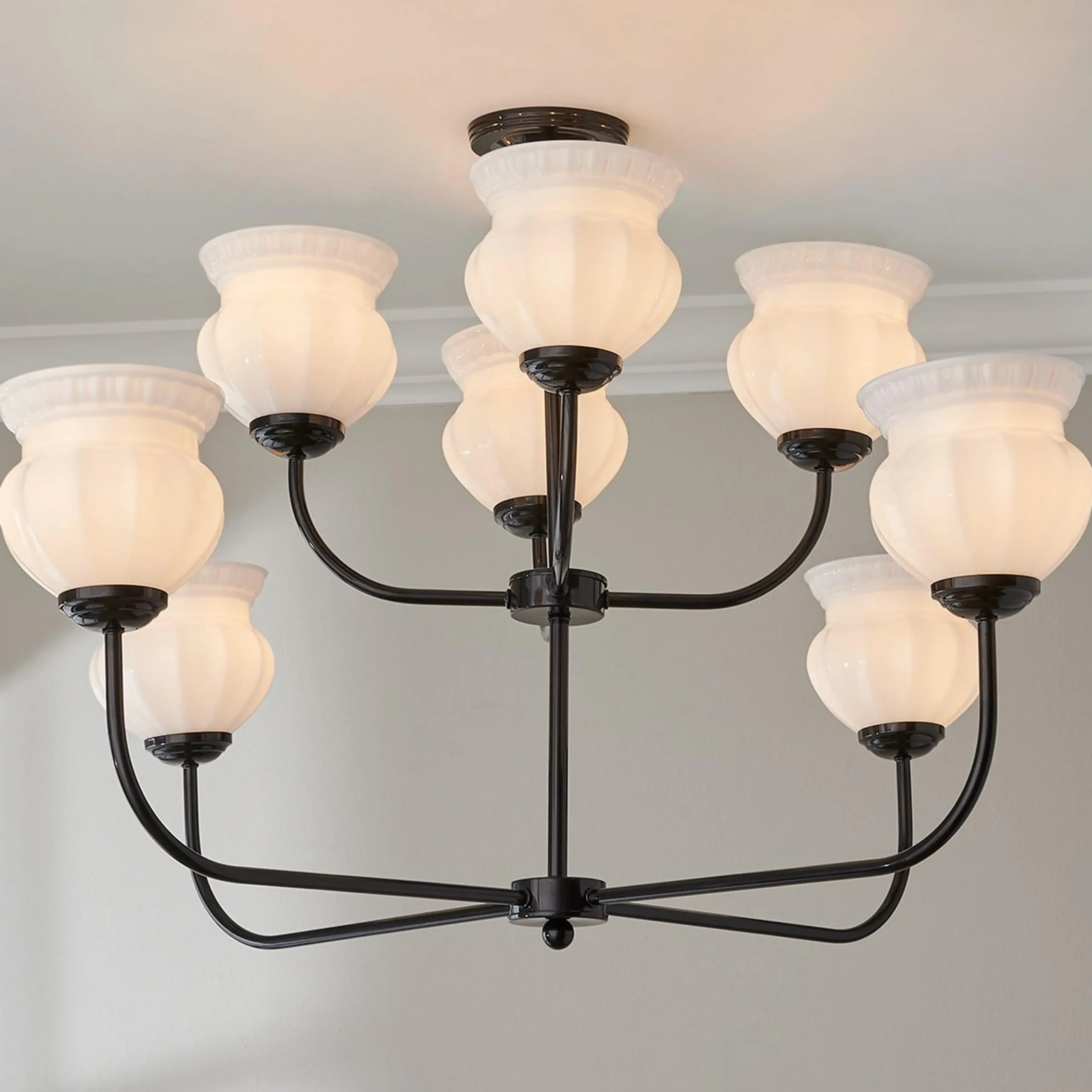 Chris Loves Julia Marlo Two-Tier Chandelier - 8 Light