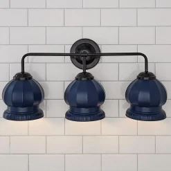 Chris Loves Julia Marlo Vanity Light - 3 Light - Ceramic