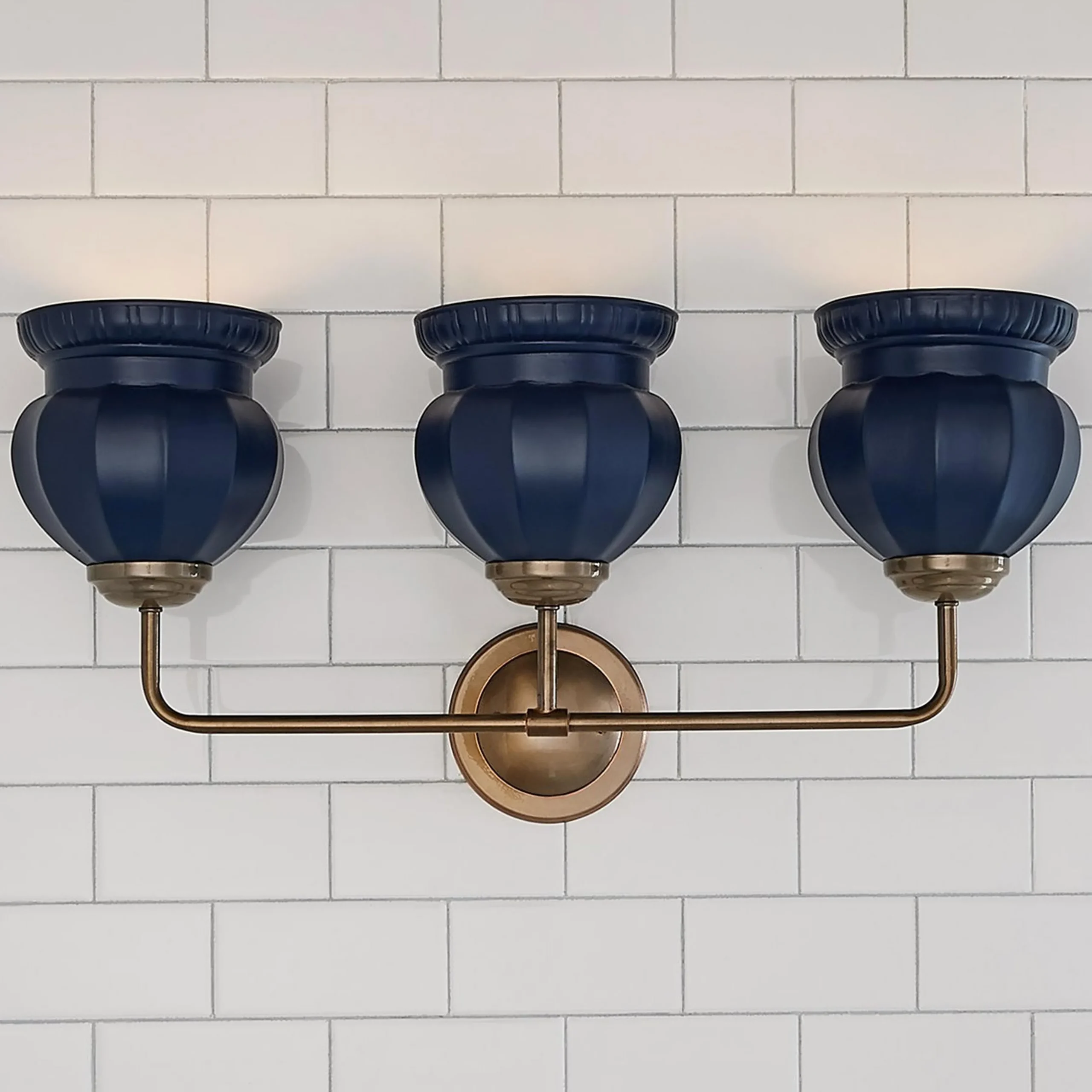 Chris Loves Julia Marlo Vanity Light - 3 Light - Ceramic