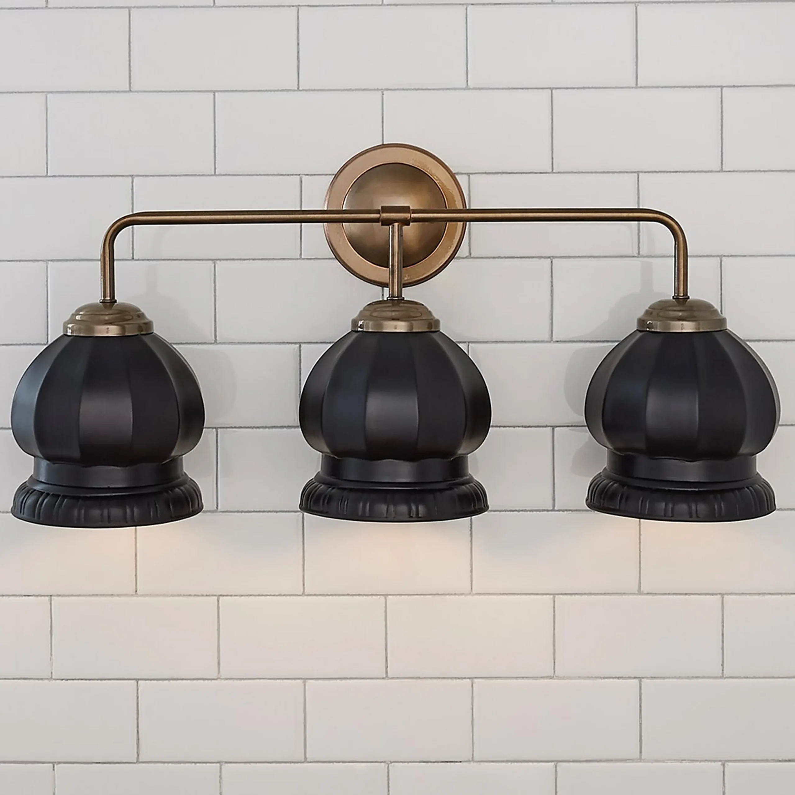 Chris Loves Julia Marlo Vanity Light - 3 Light - Ceramic