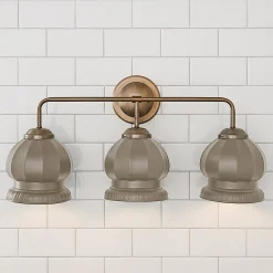 Chris Loves Julia Marlo Vanity Light - 3 Light - Ceramic