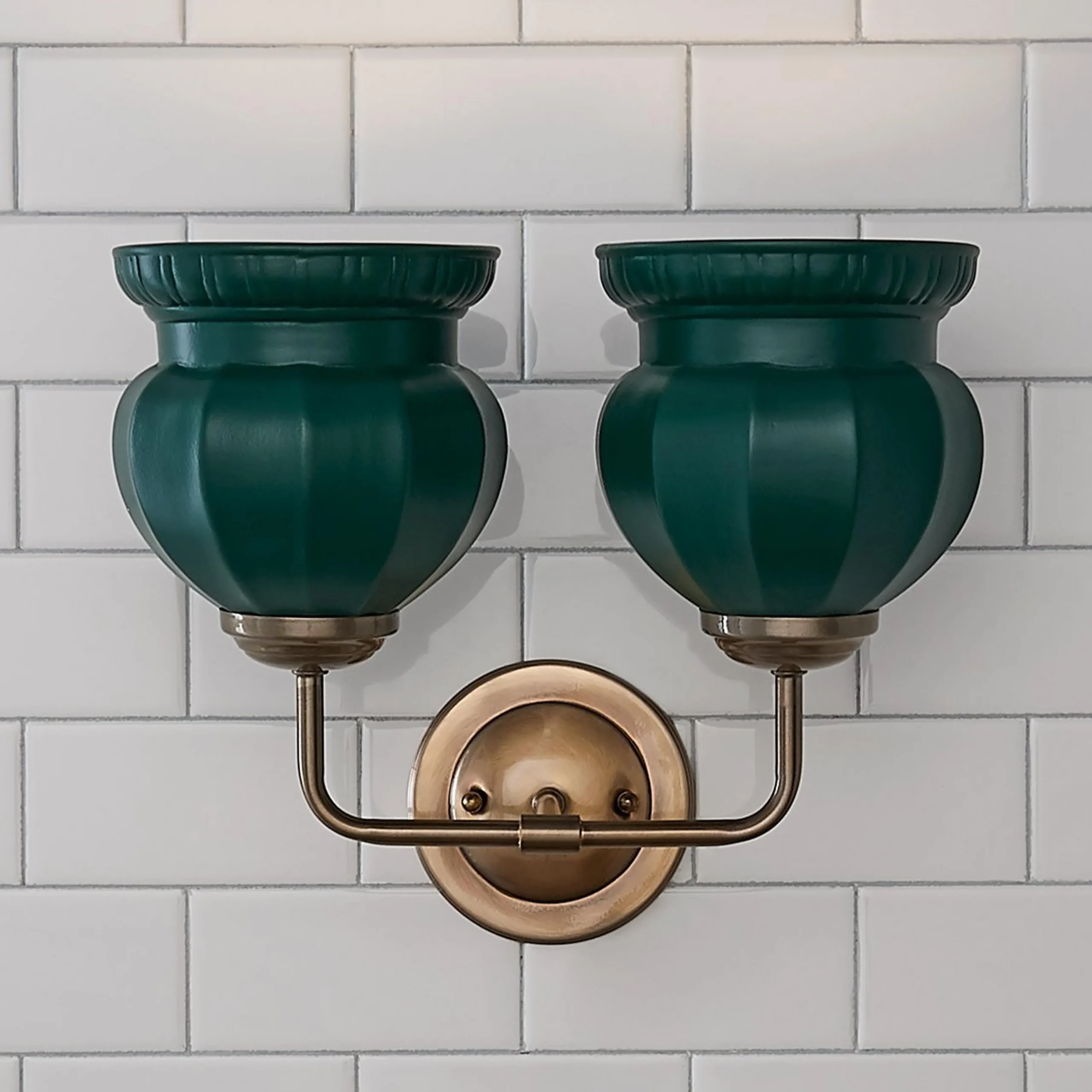 Chris Loves Julia Marlo Vanity Light - 2 Light - Ceramic