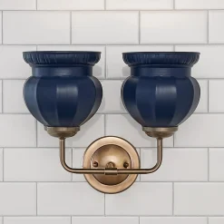 Chris Loves Julia Marlo Vanity Light - 2 Light - Ceramic