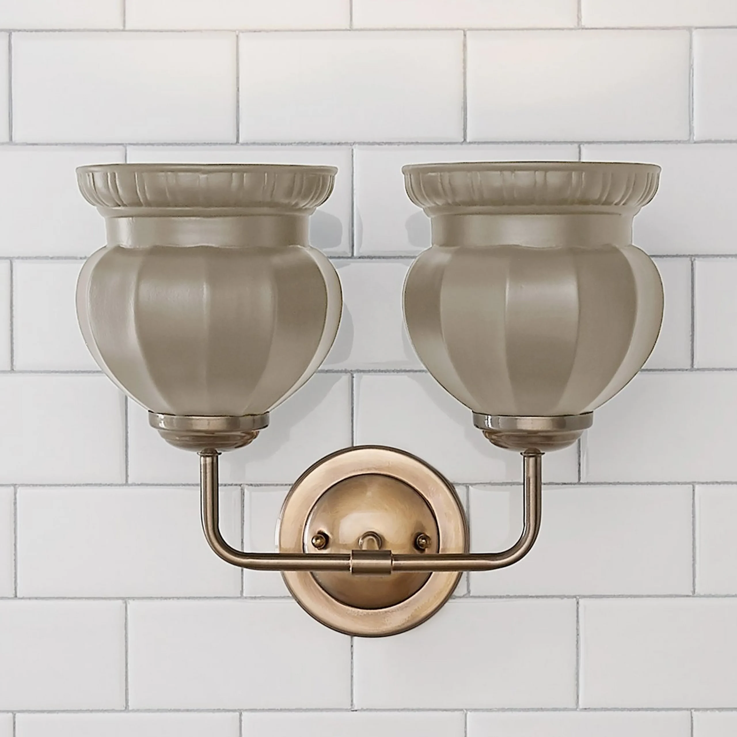 Chris Loves Julia Marlo Vanity Light - 2 Light - Ceramic
