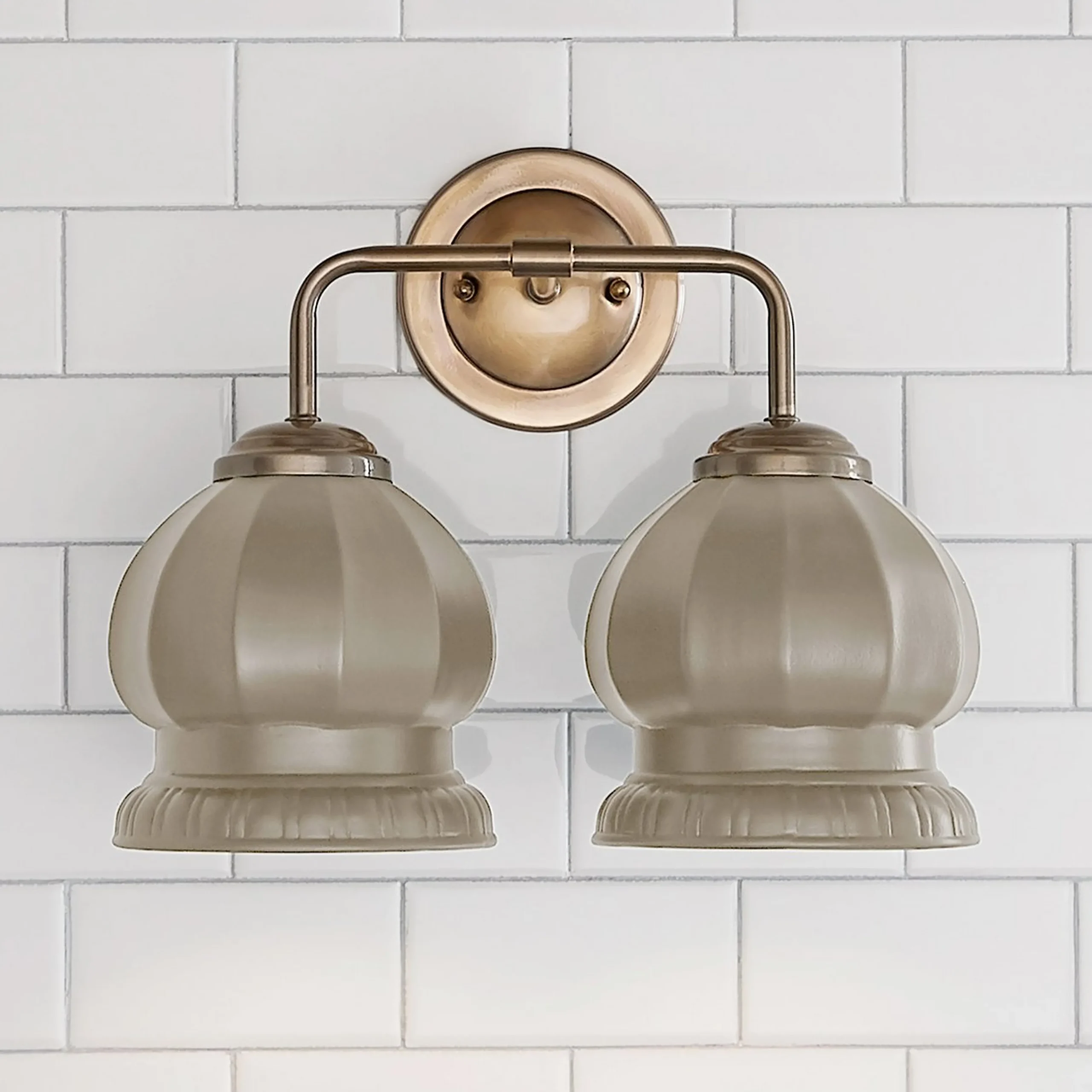 Chris Loves Julia Marlo Vanity Light - 2 Light - Ceramic