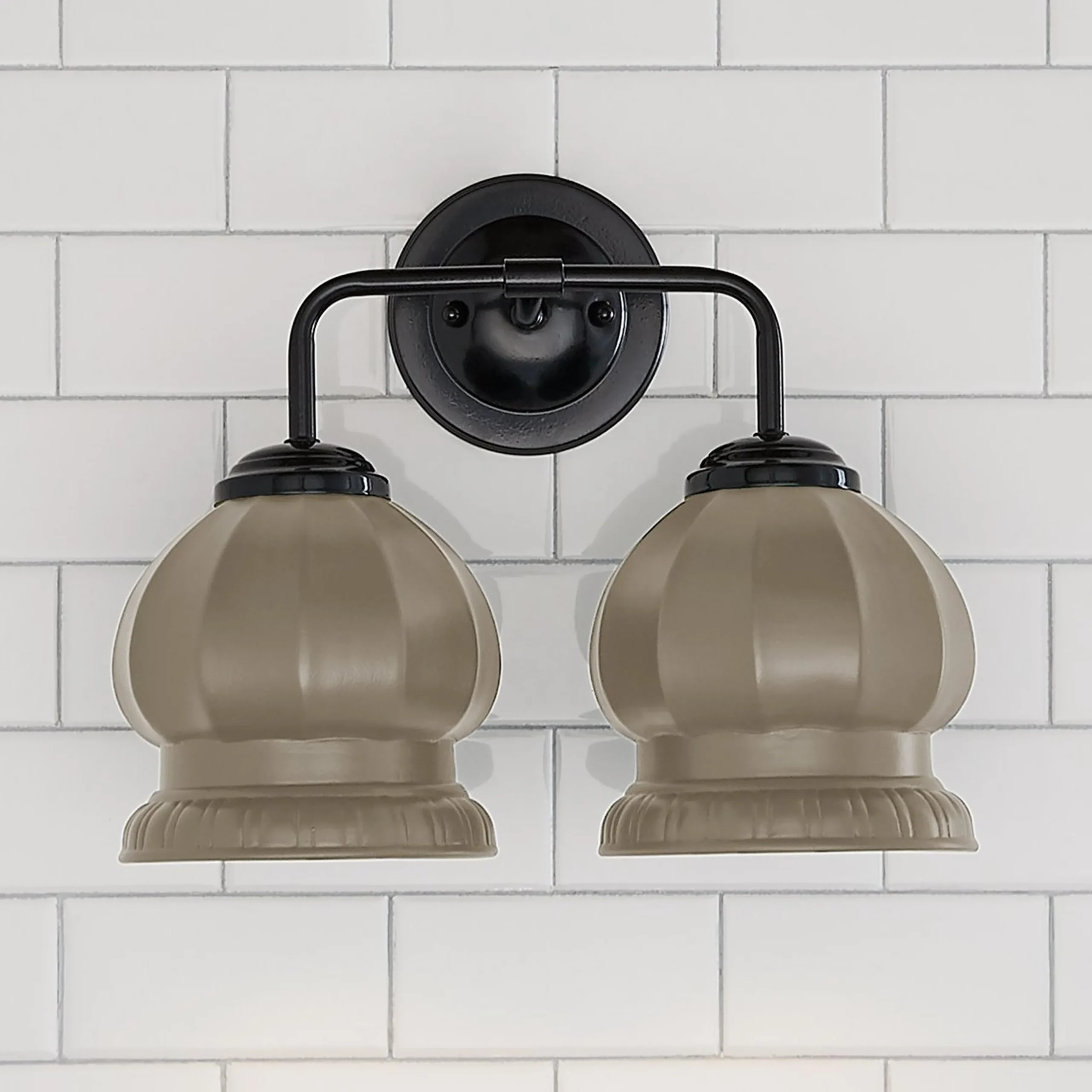 Chris Loves Julia Marlo Vanity Light - 2 Light - Ceramic