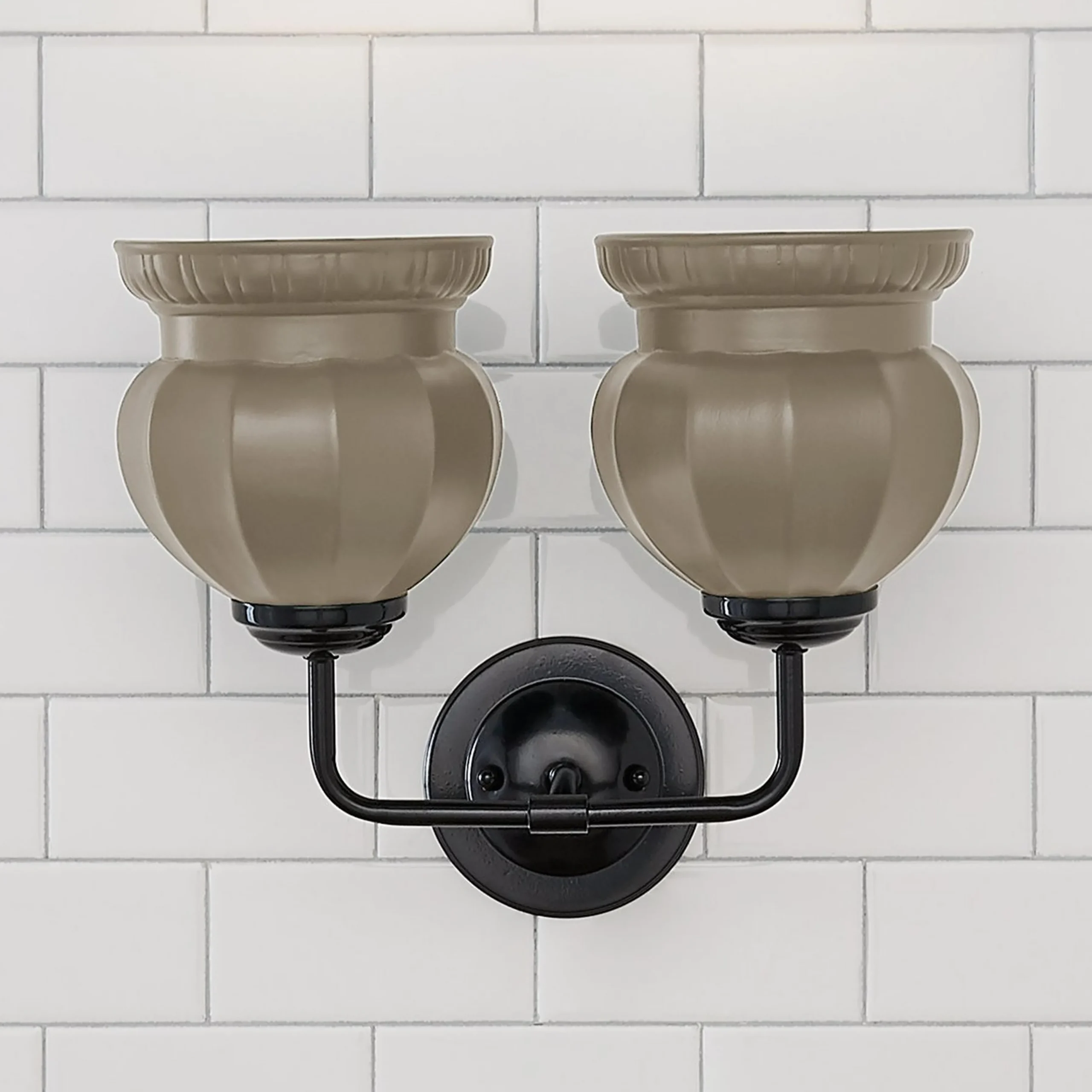 Chris Loves Julia Marlo Vanity Light - 2 Light - Ceramic