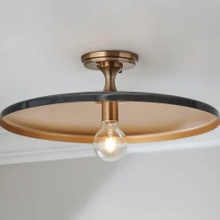 Chris Loves Julia Victor Semi-Flush Ceiling Light