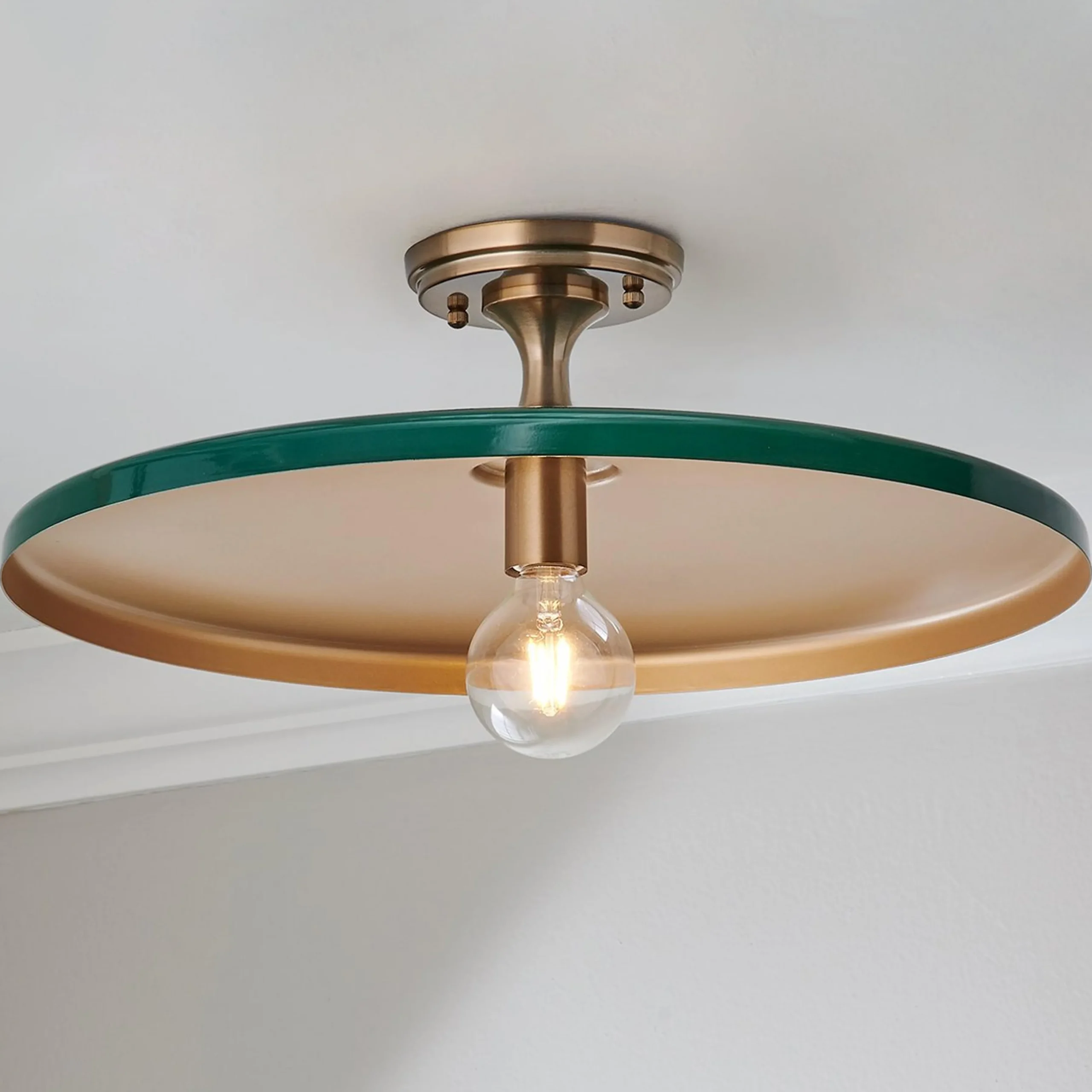 Chris Loves Julia Victor Semi-Flush Ceiling Light