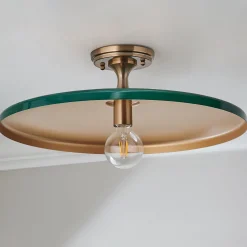 Chris Loves Julia Victor Semi-Flush Ceiling Light