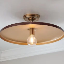 Chris Loves Julia Victor Semi-Flush Ceiling Light