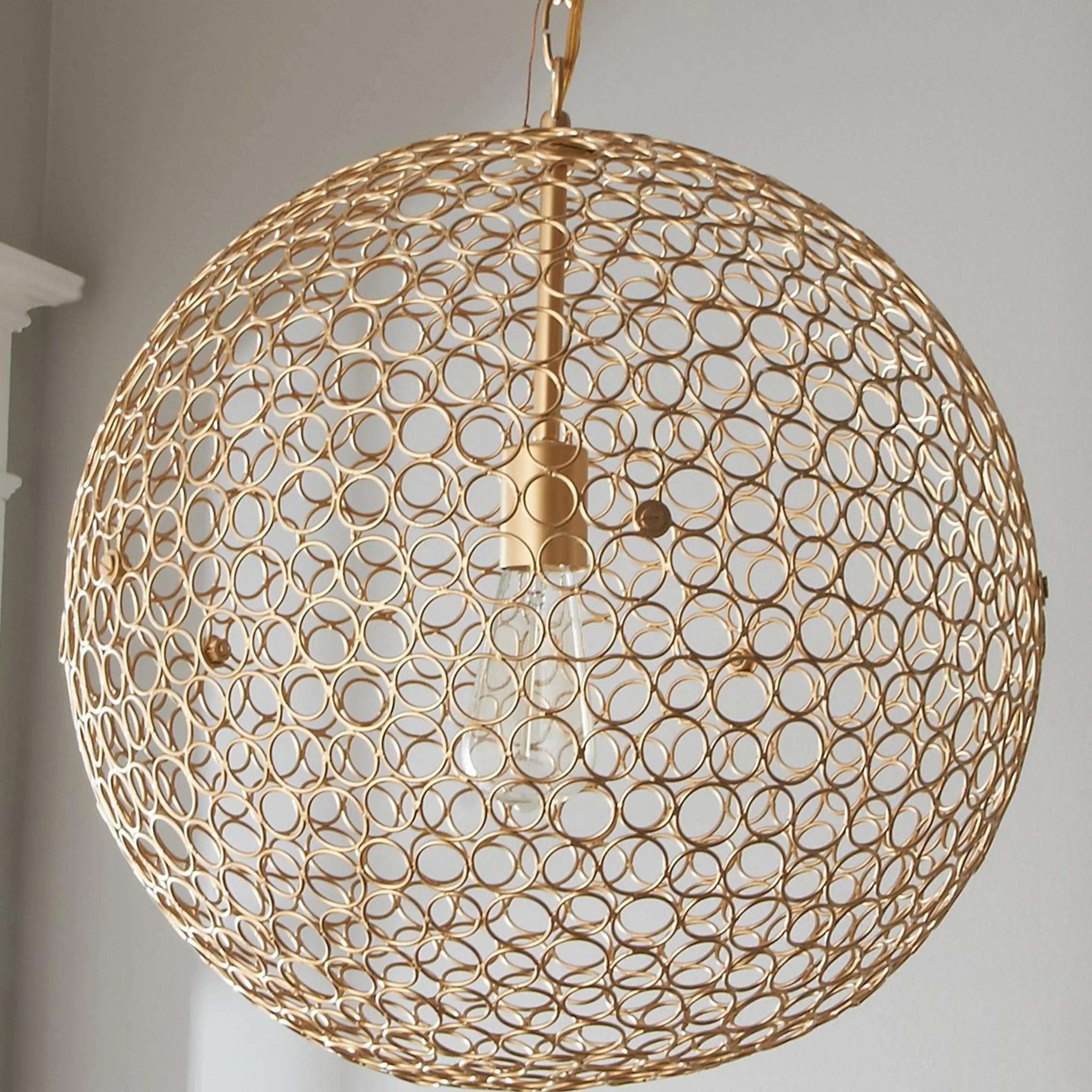 Circles Sphere Pendant - Large