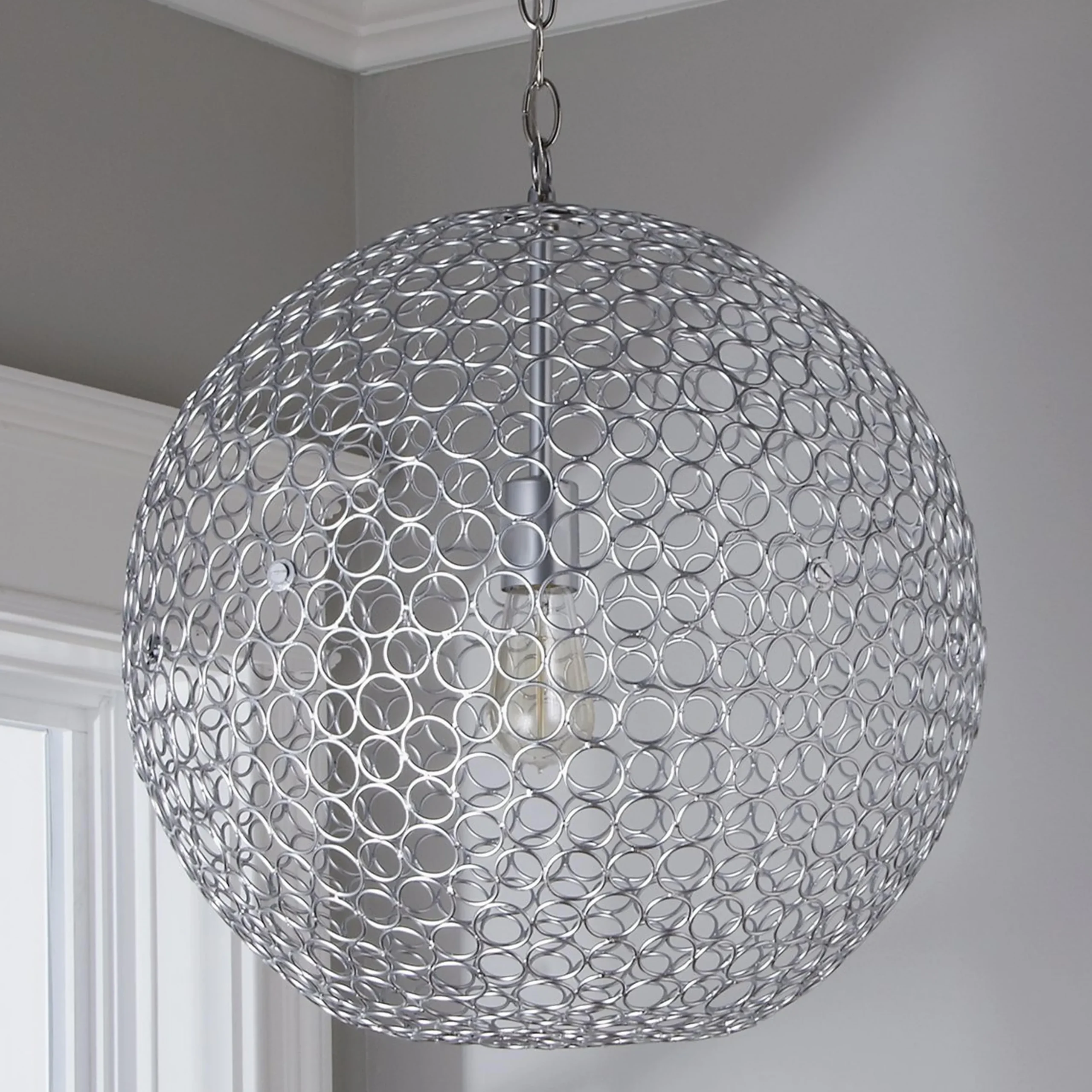 Circles Sphere Pendant - Large