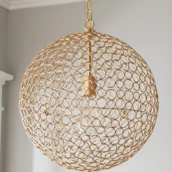 Circles Sphere Pendant - Medium