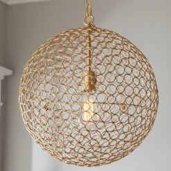 Circles Sphere Pendant - Medium