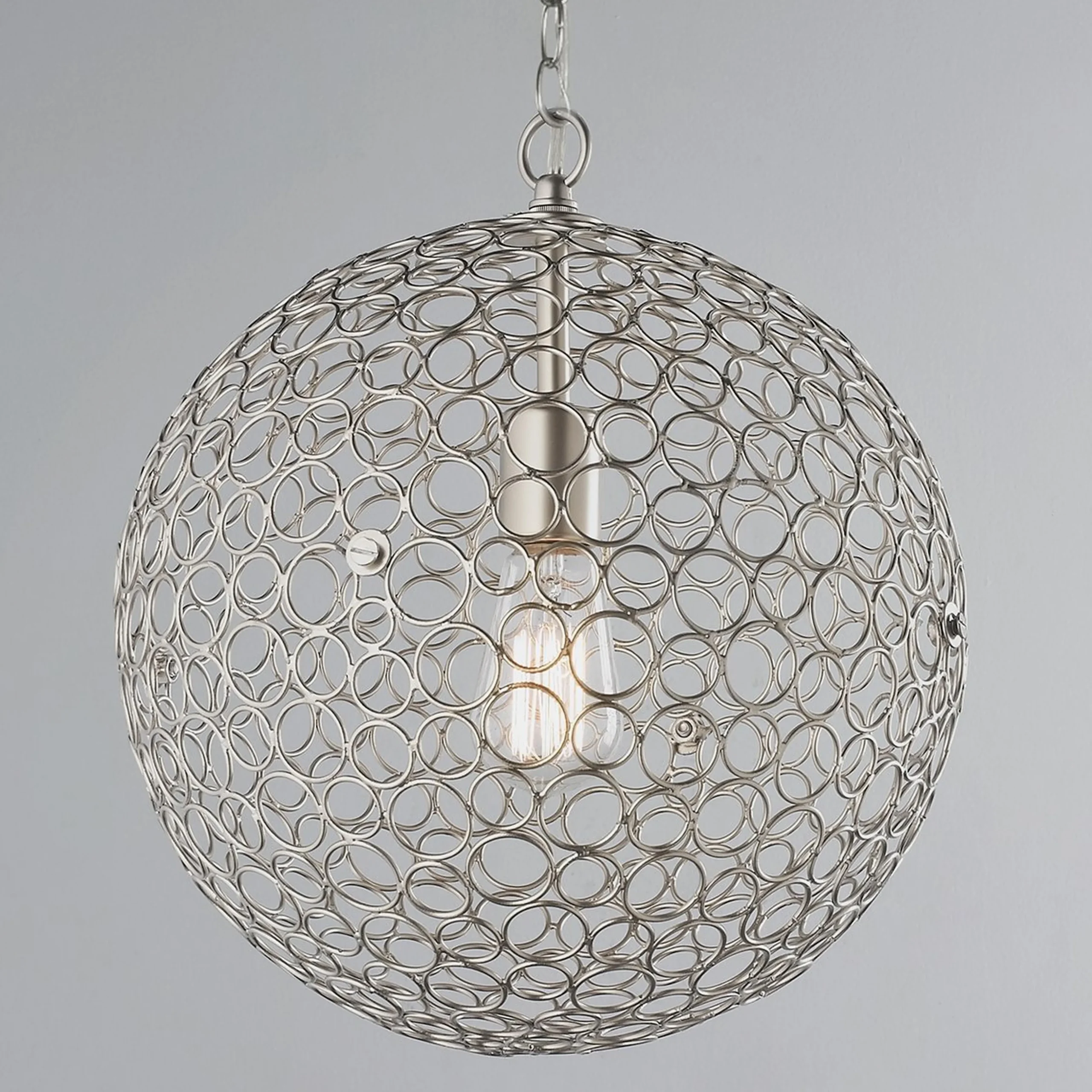 Circles Sphere Pendant - Small