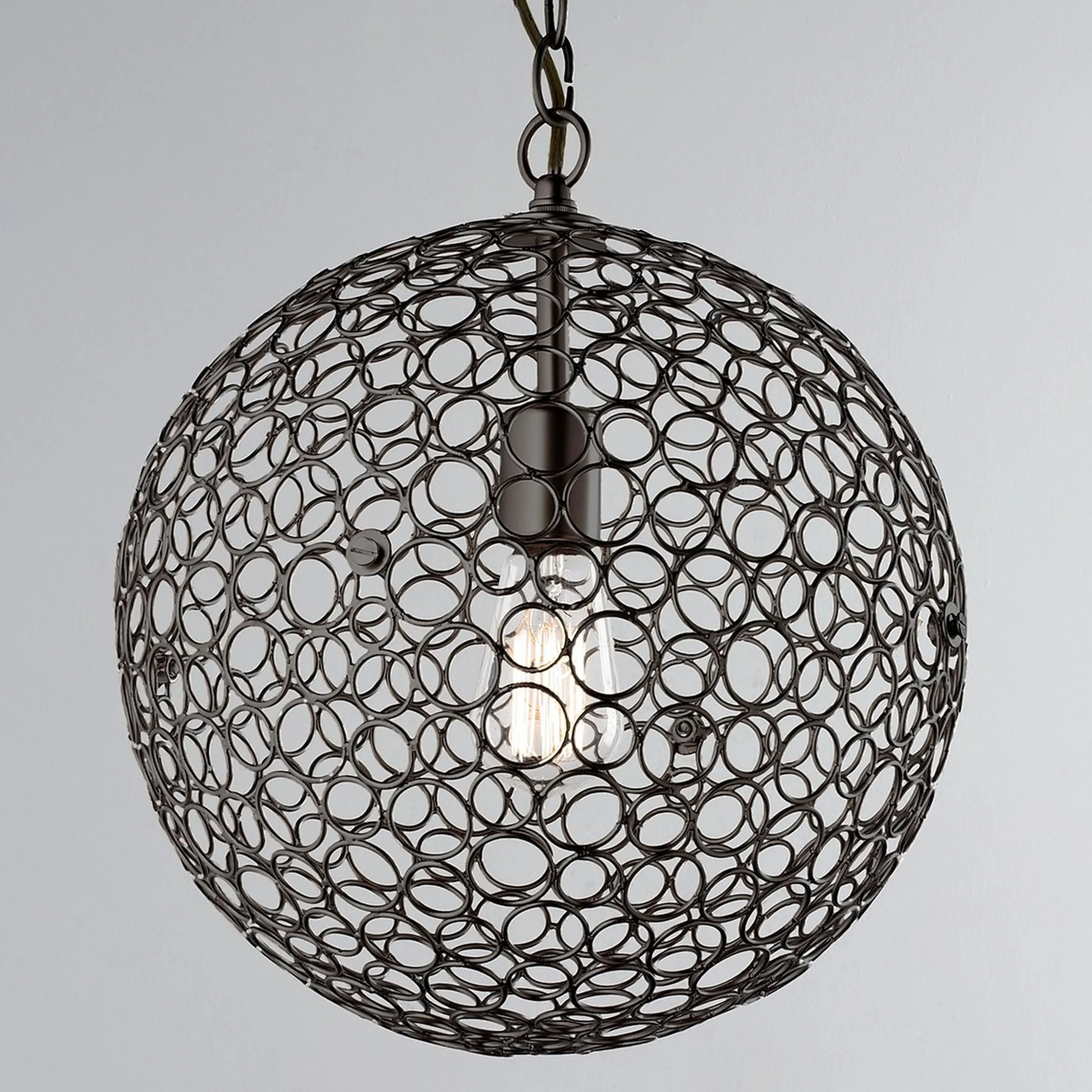 Circles Sphere Pendant - Small