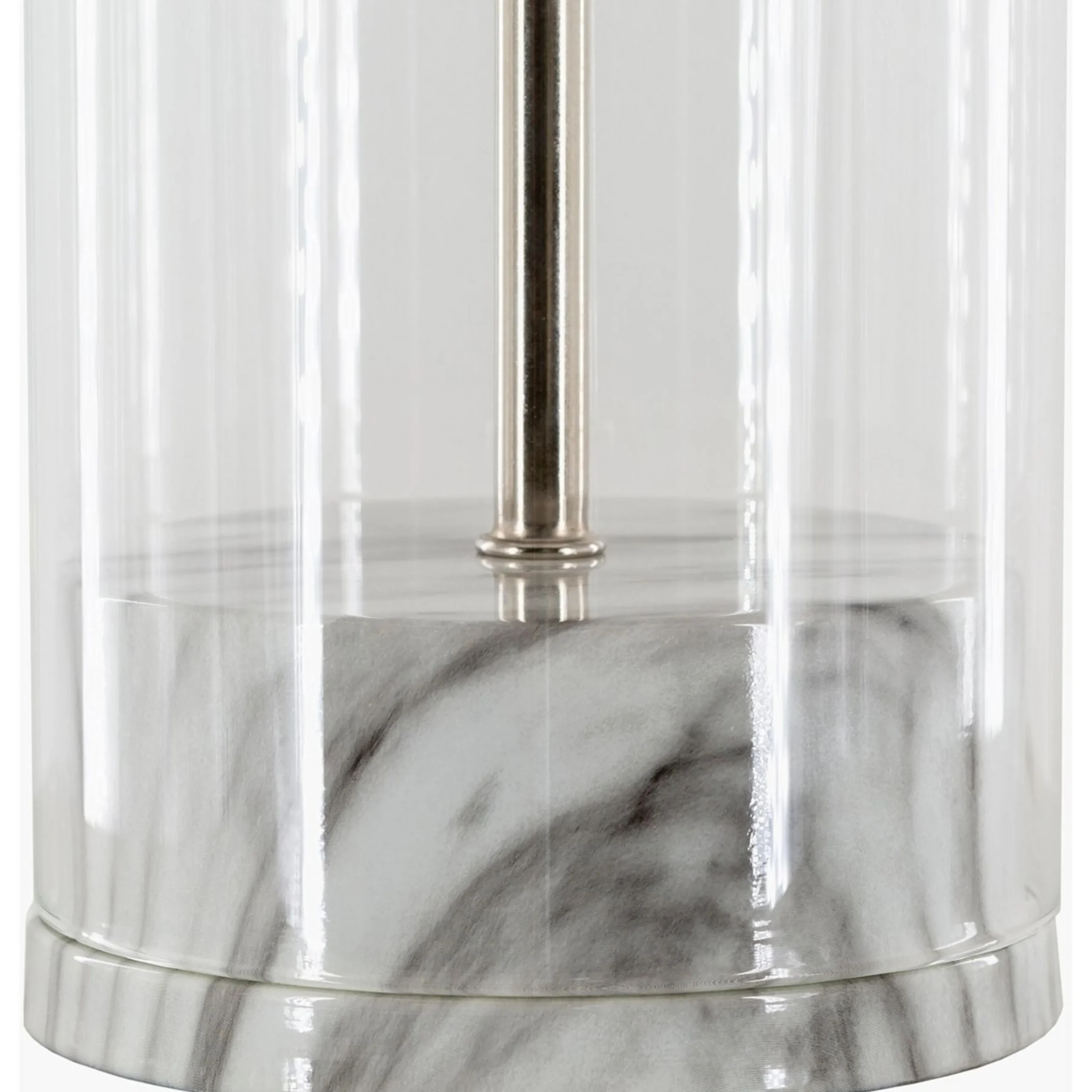 Clara Table Lamp - Faux Marble