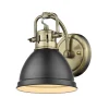 Classic Dome Shade Bath Sconce
