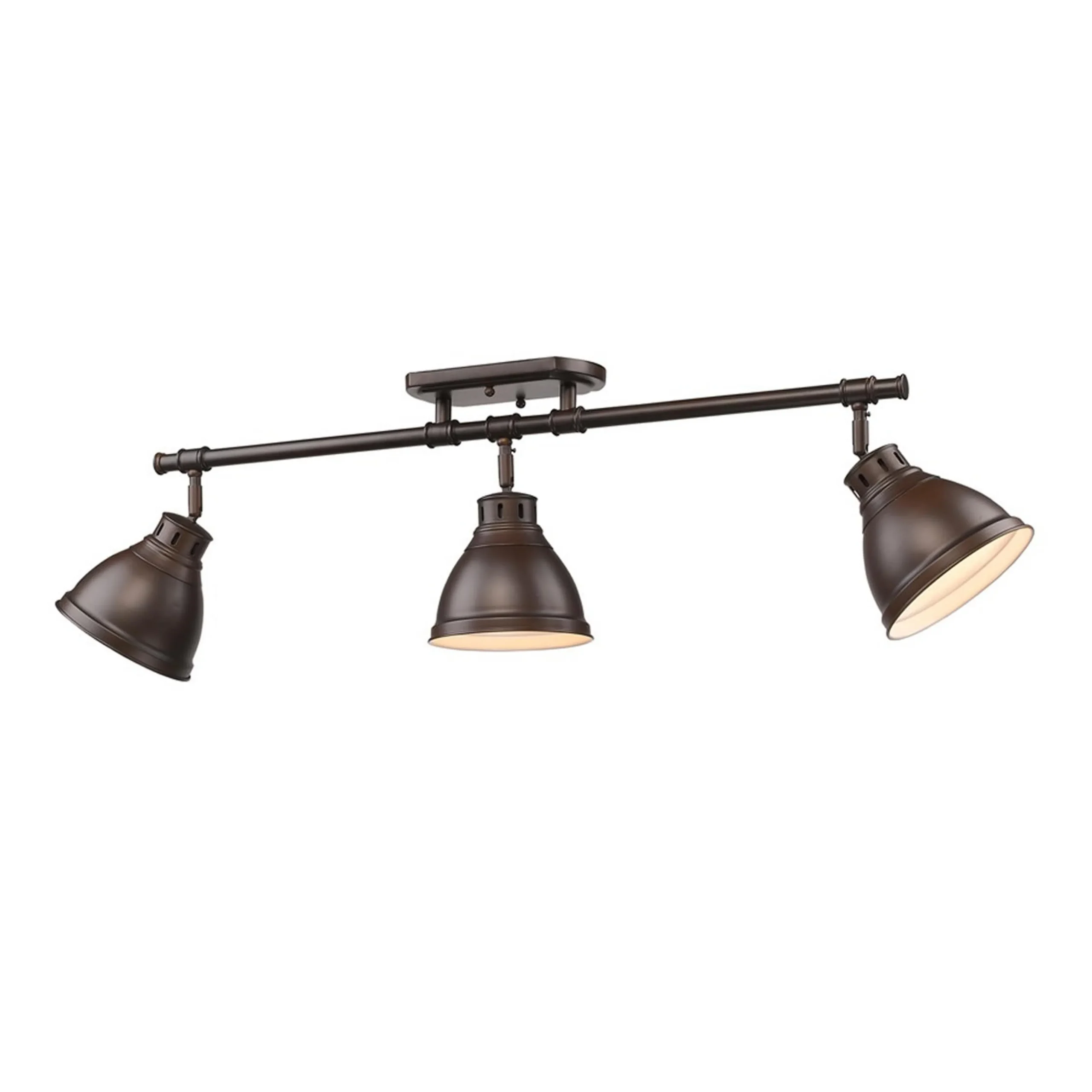 Classic Dome Shade Metal Track Light