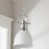 Classic Dome Shade Pendant Light with Chain - Small