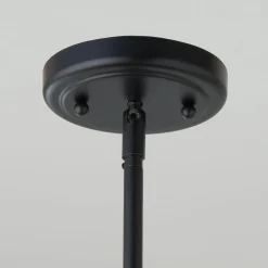Classic Dome Shade Pendant Light with Rod - Large