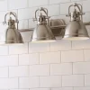 Classic Dome Shade Vanity Light - 3 Light
