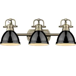 Classic Dome Shade Vanity Light - 3 Light