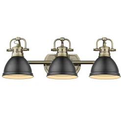 Classic Dome Shade Vanity Light - 3 Light