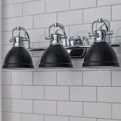Classic Dome Shade Vanity Light - 3 Light