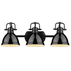 Classic Dome Shade Vanity Light - 3 Light