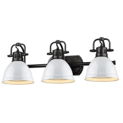 Classic Dome Shade Vanity Light - 3 Light