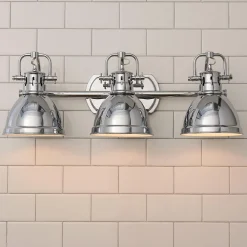 Classic Dome Shade Vanity Light - 3 Light