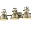 Classic Dome Shade Vanity Light - 3 Light