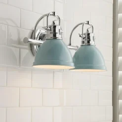 Classic Dome Shade Vanity Light - 2 Light