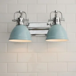 Classic Dome Shade Vanity Light - 2 Light