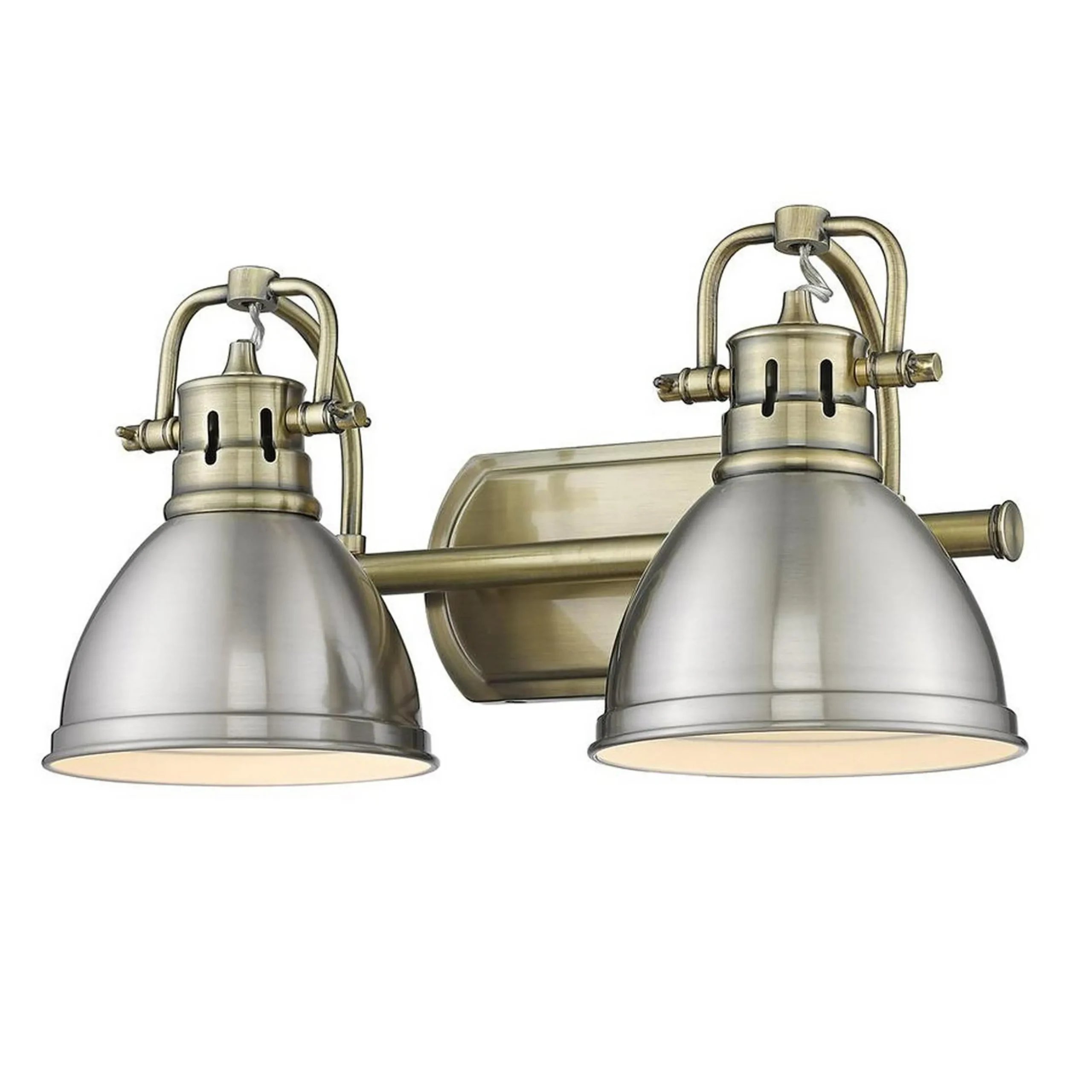 Classic Dome Shade Vanity Light - 2 Light