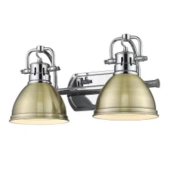 Classic Dome Shade Vanity Light - 2 Light