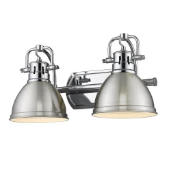 Classic Dome Shade Vanity Light - 2 Light