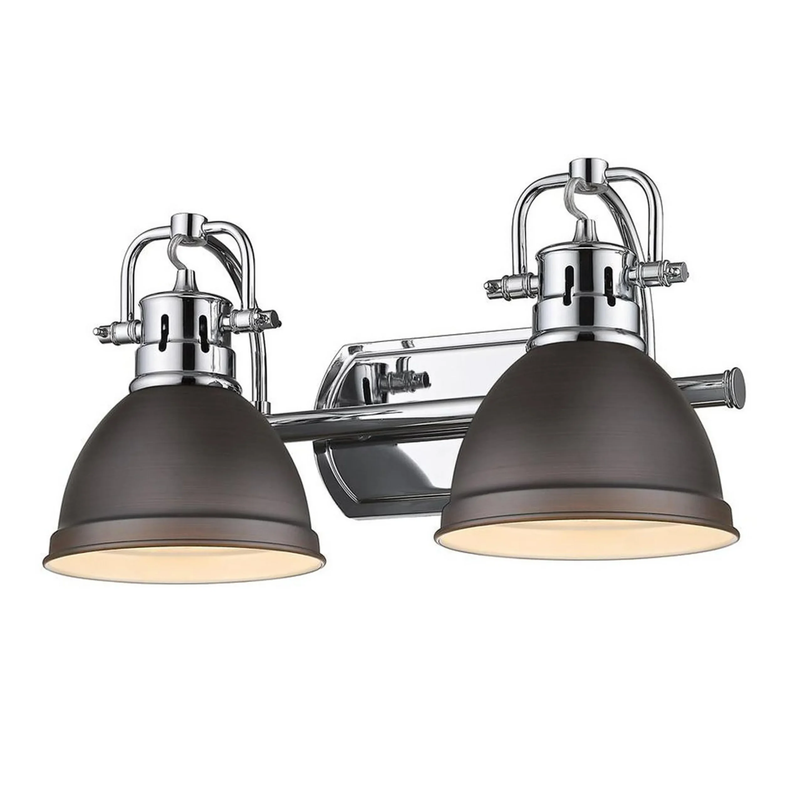 Classic Dome Shade Vanity Light - 2 Light