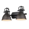 Classic Dome Shade Vanity Light - 2 Light