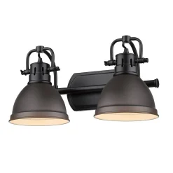 Classic Dome Shade Vanity Light - 2 Light