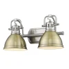 Classic Dome Shade Vanity Light - 2 Light