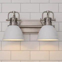 Classic Dome Shade Vanity Light - 2 Light
