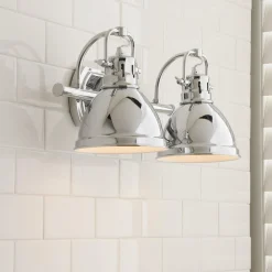 Classic Dome Shade Vanity Light - 2 Light