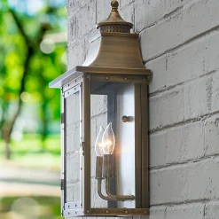 Classic Vented Hood Outdoor Sconce - Large