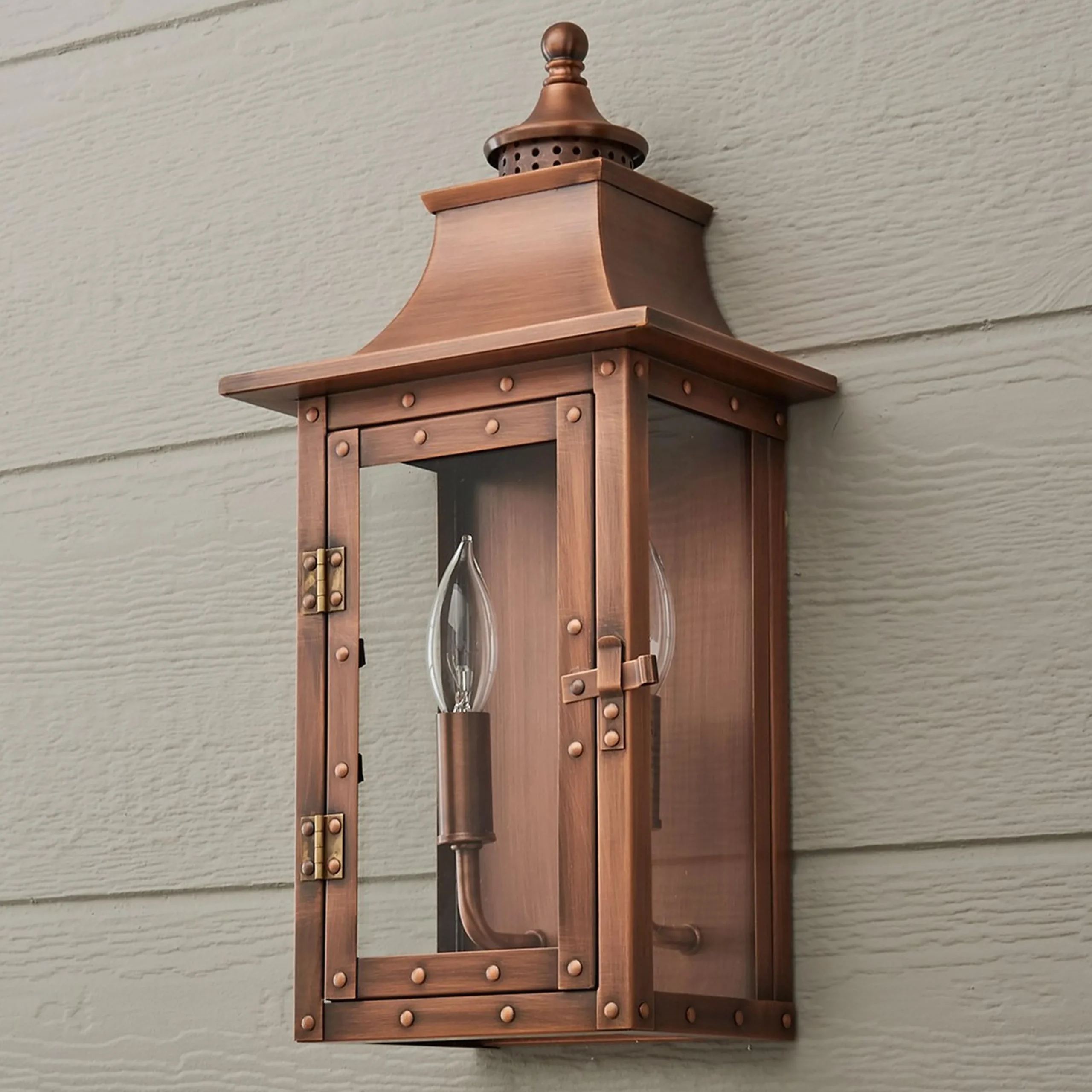 Classic Vented Hood Outdoor Sconce - Small